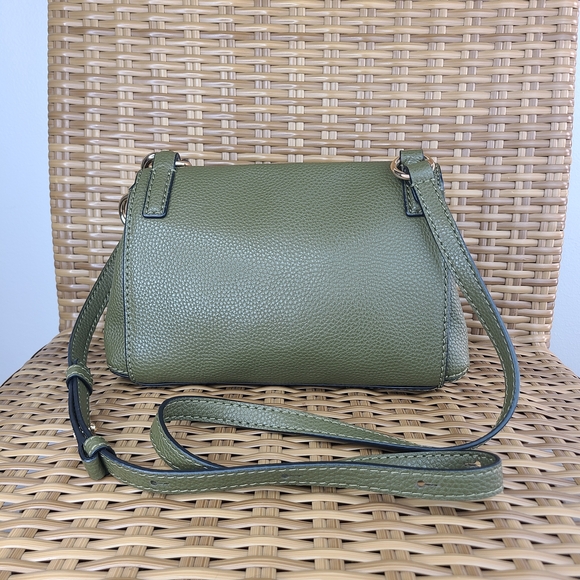 Marc Jacobs Mini Boho Grind Green Leather Shoulder Crossbody Bag Gold Hardware - Picture 4 of 16